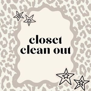 Closet Clean Out Sale